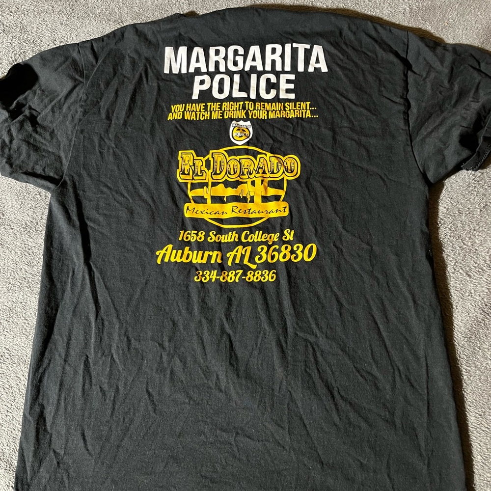 Margarita/Beer police t-shirt - Size L